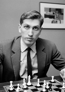 ** FILE ** Chess star Bobby Fischer is seen in New York, in this April 28, 1962 file photo. U.S-born Fischer, who renounced his U.S. citizenship, has died at the age of 64 at his home in Reykjavik, Iceland's Channel 2 television reported Friday, Jan. 18, 2008. (AP Photo/John Lent, file)